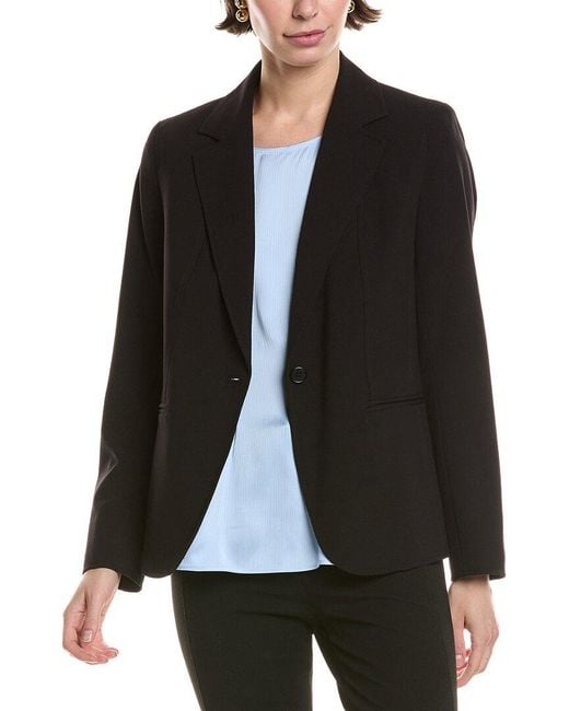 Anne Klein Black Sabre Blazer