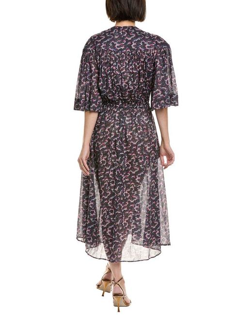 Isabel Marant Purple Isabel Marant Etoile Imaggy Midi Dress