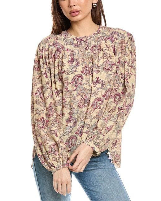 Isabel Marant Natural Isabel Marant E'Toile Banessa Silk Blouse