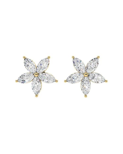 Sabrina Designs Lab Grown Diamonds Metallic 14K 2.10 Ct. Tw. Lab-Grown Diamond Stud Earring