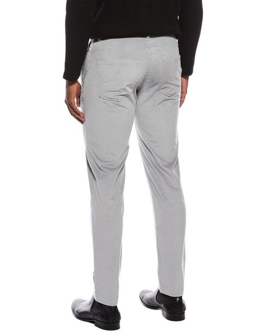 Isaia Black Wool-Blend Corduroy Trouser for men