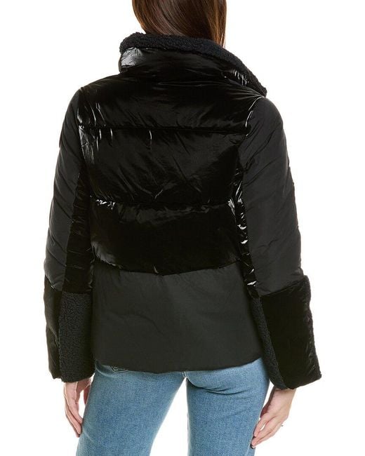 Scotch & Soda Black Selma Puffer Jacket
