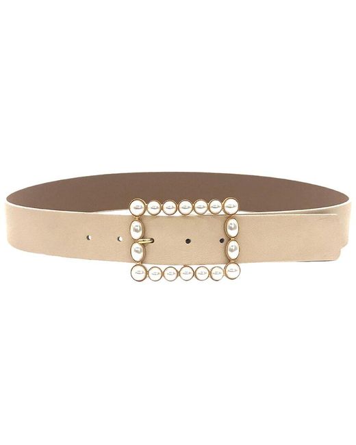 B-Low The Belt White Joan Leather Belt
