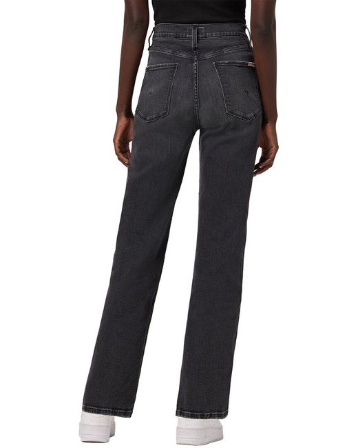 Hudson Black Noa Portola High-rise Straight Jean