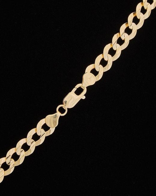 Italian Gold Black 14k Cuban Miami Link Necklace