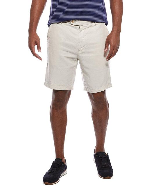 J.McLaughlin White Oliver Short for men