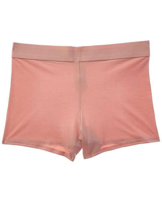 Wolford Pink Beauty Cotton Bike Short