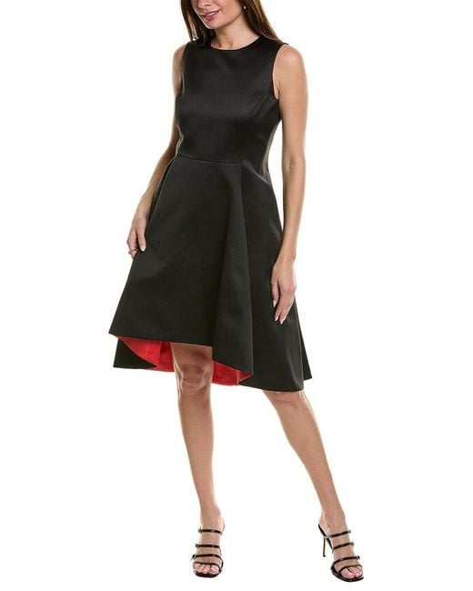 Lafayette 148 New York Black Fit-and-flare Dress
