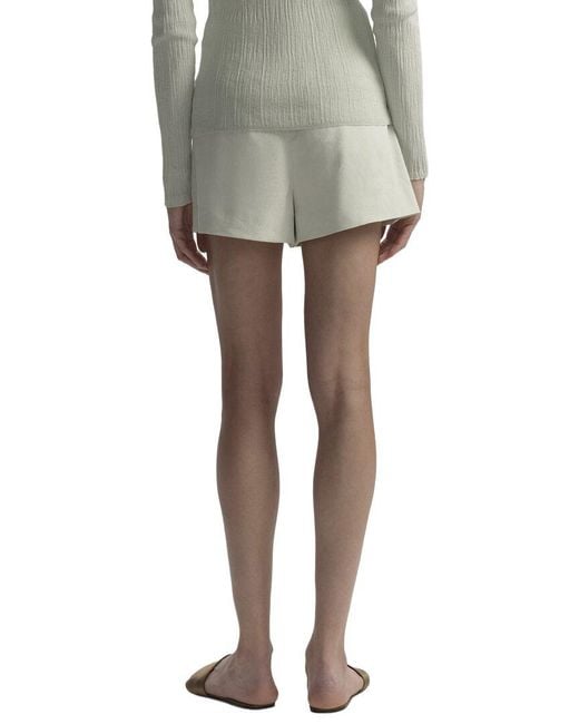 A.L.C. Gray Winston Linen-Blend Short