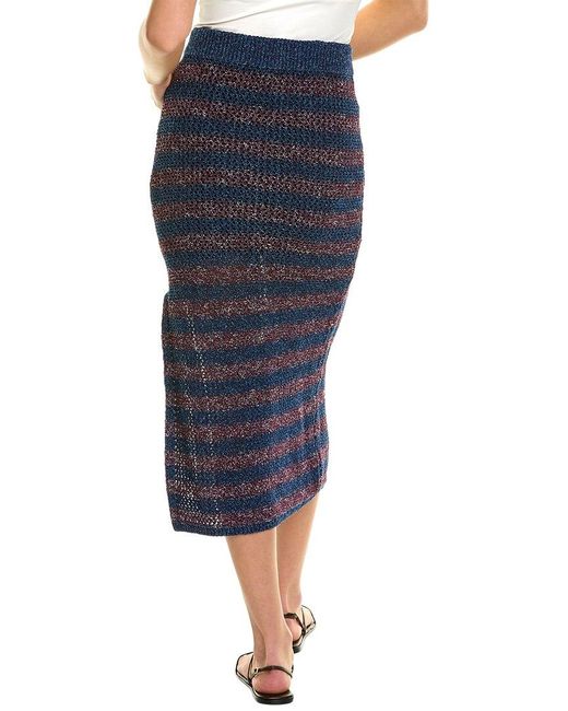 Rag & Bone Blue Carson Skirt