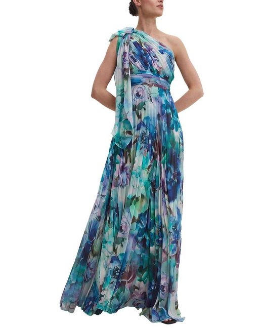 BELLA DESERT Blue Midi Dress