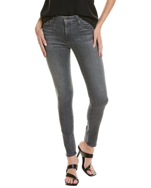 AG Jeans Black Farrah Aldgate High-rise Skinny Jean