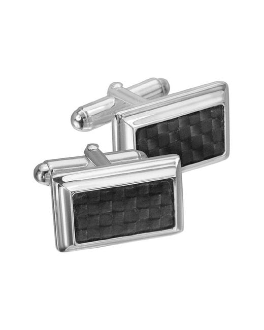 Italian Silver Gray Cufflink for men
