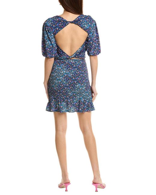 Sandro Blue Midi Dress