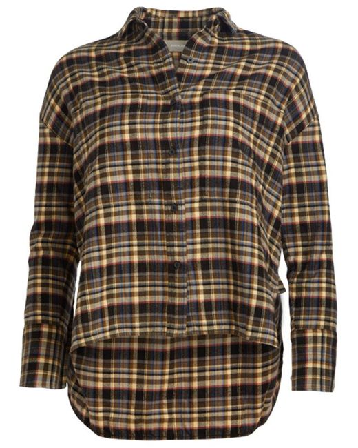 Everlane Natural The Boxy Flannel Shirt