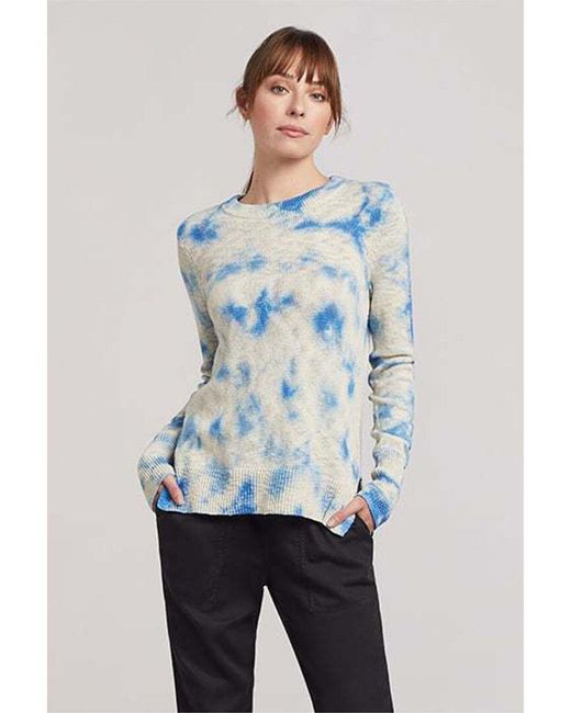 Faherty Brand Blue Muir Dip-dye Sweater