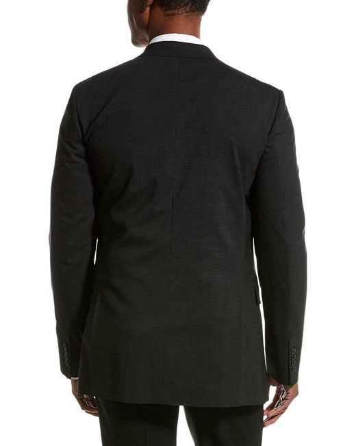 Theory Black Chambers Wool-blend Jacket for men