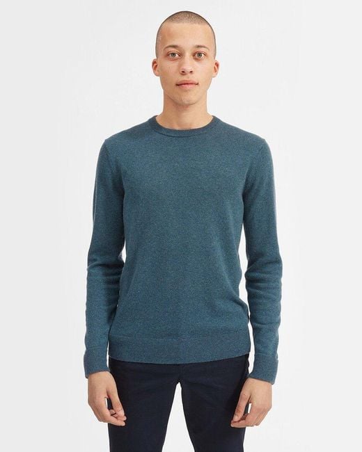 Everlane Blue The Grade-a Cashmere Crew Sweater for men