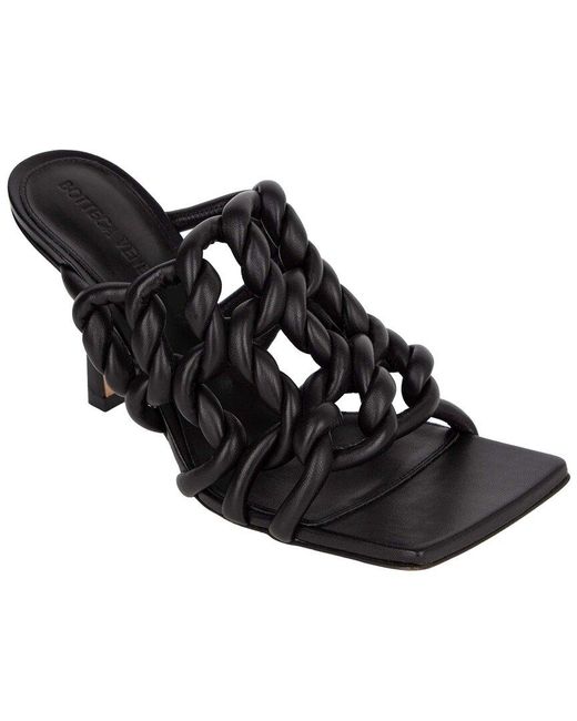 Bottega Veneta Black Lambskin Stretch Mule (Authentic Pre-Loved)