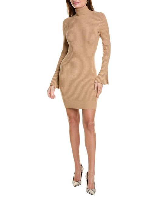 Bebe Natural Turtleneck Sweaterdress