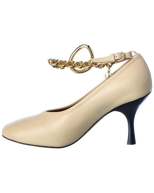 J.W. Anderson Natural Chain Leather Pump