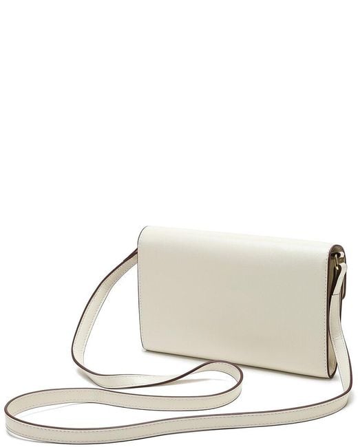 Tiffany & Fred Paris Natural Smooth Leather Clutch