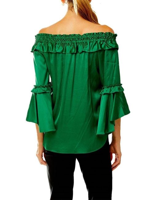 Sara Campbell Green The Mo Blouse