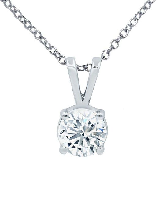 Diana M Metallic Fine Jewelry 14k 3.00 Ct. Tw. Diamond Pendant Necklace