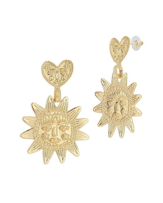 Chloe and Madison Metallic Jewelry Plated Earrings
