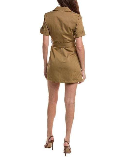 FRAME Natural Frame The Utility Mini Dress