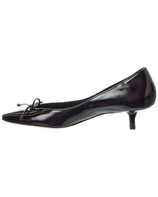 Jacquemus Black The Low Tourni Leather Pump