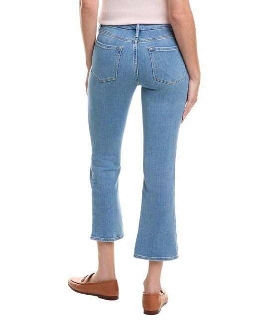 FRAME Blue The Reboot Loner Crop Jean