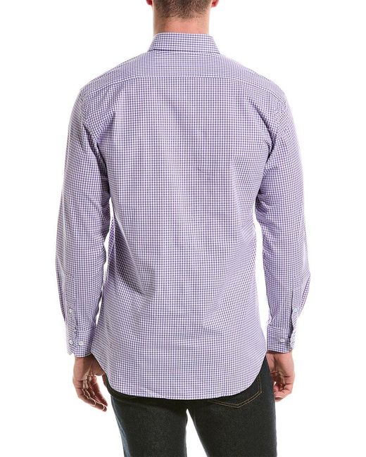 Tailorbyrd Purple Stretch Shirt for men
