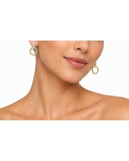 Reiss Metallic 14K 0.32 Ct. Tw. Diamond Earrings