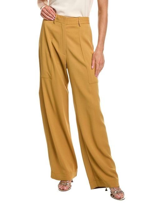 Forte_forte Yellow Solid Pant