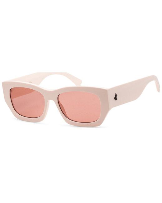 Jimmy Choo Pink 56mm Sunglasses