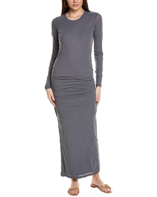 James Perse Gray Skinny Maxi Dress