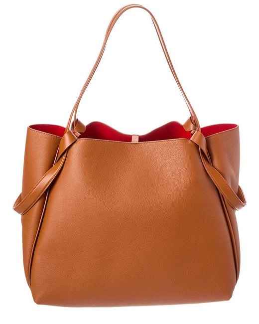 Christian Louboutin Brown Bettina Large Leather Tote
