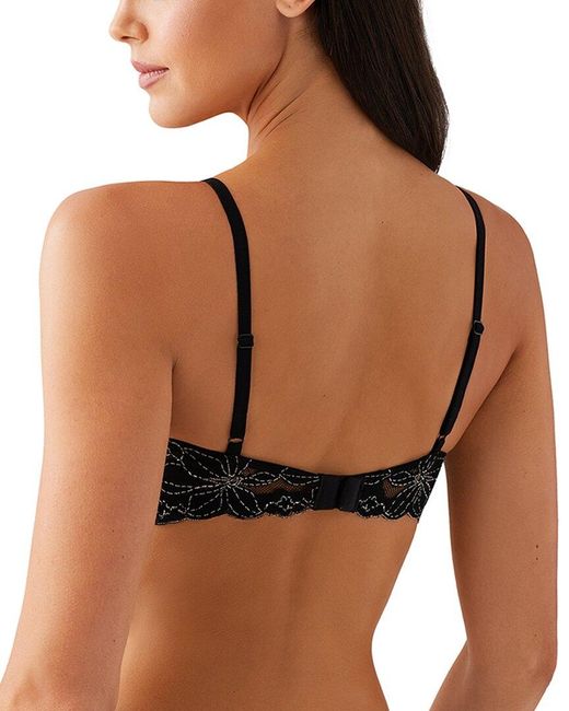 B.tempt'd Black By Wacoal Feeling Famous Wire Free Push Up Bra