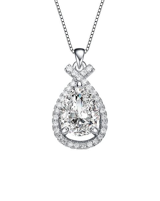 Genevive Jewelry White Rachel Glauber Necklace