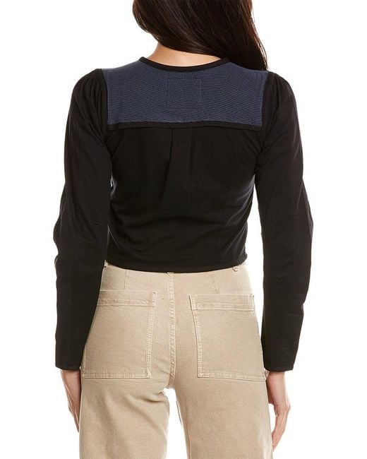 Grey State Black Cropped Mini Jacket