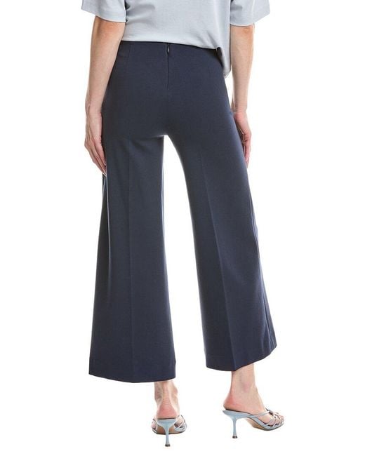 Rag & Bone Blue Irina Cropped Wide Leg Pant