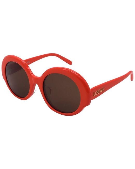 Loewe Red Lw40135F 54Mm Sunglasses