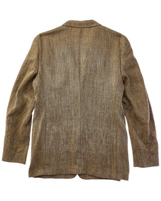 Todd Snyder Green Silk & Linen-Blend Madison Jacket for men