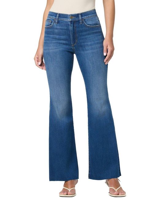 Joe's Jeans Blue High Rise Petite Flare Jean