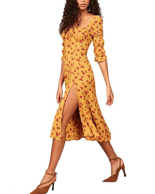 Adele Berto Orange Dress