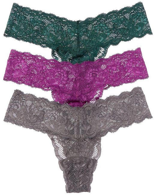 Cosabella Multicolor 3Pk Never Say Never Lowrider Thong