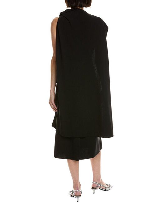Proenza Schouler Black Maude Midi Dress