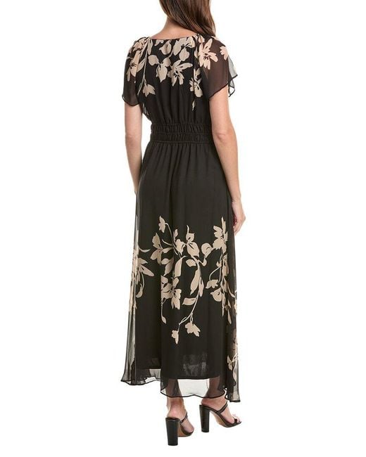 Taylor Black Sleeveless Midi Dress