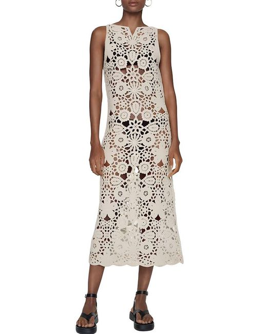 MIRA RICHI Natural Midi Dress